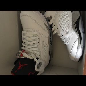 Jordan 5’s White and Gray